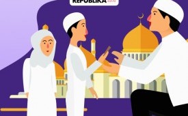(Ilustrasi) Menyantuni anak yatim