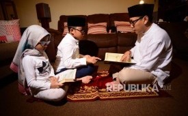 ILUSTRASI Orang tua dan anak