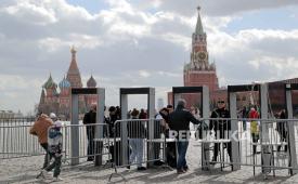 Suasana Kremlin Rusia.