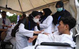 Gladi Posko puncak haji (ilustrasi).