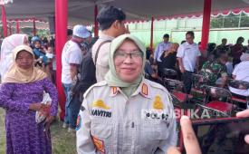 Kepala Satuan Polisi Pamong Praja (Satpol PP) Kabupaten Sleman Shavitri Nurmala Dewi. 