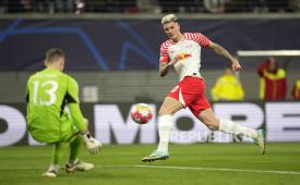 Penyerang RB Leipzig Benjamin Sesko 