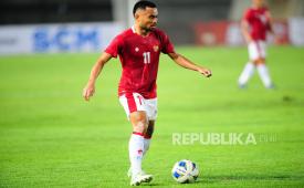 Gelandang Timnas Indonesia Saddil Ramdani 