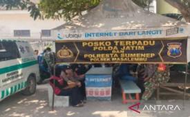 Polresta Sumenep buka posko pengaduan korban kapal tenggelam.