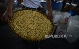 Kementerian Koperasi (Kemenkop) menyatakan pangsa pasar di dalam negeri untuk produk tempe dan tahu sangat besar. (ilustrasi)