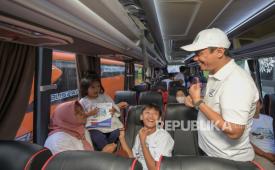 BTN menyiapkan 3.500 kursi mudik gratis melalui 88 armada bus pada Ramadhan dan Idul Fitri 2026. (ilustrasi)