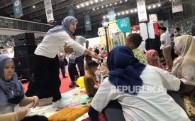 Kids corner Life with BSI di Islamic Book Fair (IBF), Sabtu (23/9/2023).
