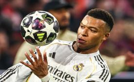 Pemain Real Madrid Kylian Mbappe.