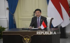 Perdana Menteri (PM) Singapura Lawrence Wong. Wong mengumumkan kebijakan baru untuk mendukung kesejahteraan keluarga.