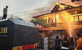 Polda: Perhatikan kondisi instalasi listrik usai kebakaran di Manado.
