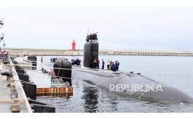 Kapal selam bertenaga nuklir Amerika.