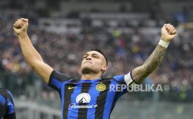 Penyerang Inter Milan Lautaro Martinez.
