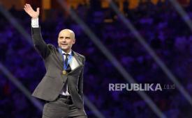 Manajer Manchester City Pep Guardiola 