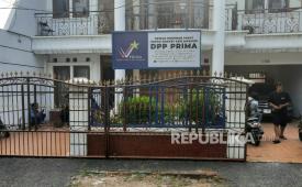 Kantor DPP Partai Rakyat Adil Makmur (Prima) di Cempaka Putih, Jakarta Pusat. Pakar hukum mengingatkan KPU untuk tidak menganggap remeh soal gugatan Partai Prima. Foto: Febryan A