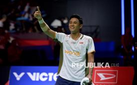 Pebulu tangkis tunggal putra Indonesia Alwi Farhan