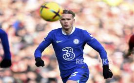 Pemain Chelsea Mykhailo Mudryk 