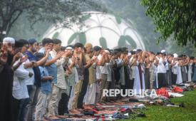 Ilustrasi sholat. 