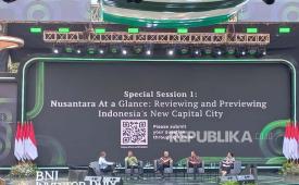 BNI Investor Daily Summit 2023 di Jakarta, Rabu (25/10/2023).