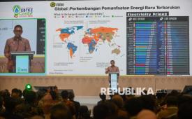 Wakil Menteri Energi dan Sumber Daya Mineral Yuliot memberikan sambutan pada acara pembukaan The 12th IndoEBTKE ConEx  2026 di Convention Grand Ballroom, JIEXPO Kemayoran,Jakarta, Rabu (2/9/2026). The 12th IndoEBTKE ConEx 2026 merupakan forum energi baru, terbarukan, dan konservasi energi (EBTKE) terbesar di Indonesia sekaligus menjadi momentum konsolidasi pelaku industri untuk mempercepat implementasi transisi energi di Indonesia.