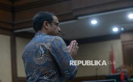 Menteri Pendidikan, Kebudayaan, Riset, dan Teknologi (Mendikbudristek) periode 2019-2024 Nadiem Anwar Makarim menjalani sidang pembacaan putusan di Pengadilan Tipikor Jakarta, Selasa (30/6/2026).
