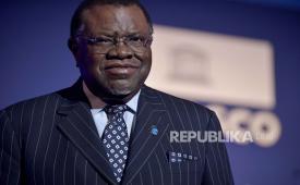 FILE - Presiden Namibia Hage Geingob tutup usia pada Ahad (4/2/2024). 