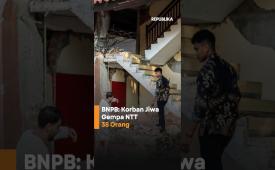 BNPB Korban Jiwa Gempa NTT 38 Orang