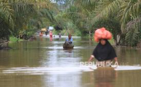 Banjir sempat merendam sekitar 480 unit rumah di Nagan Raya 