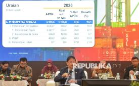 Menteri Keuangan Purbaya Yudhi Sadewa memberikan keterangan saat konferensi pers APBN KiTa edisi Juni 2026 di Jakarta, Jumat (5/6/2026).