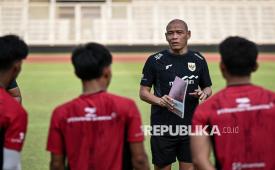 Pelatih Timnas Indonesia U-17 Nova Arianto.