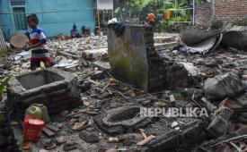Tagana Tasikmalaya Siagakan Tenda Darurat di Kawasan Terdampak Gempa