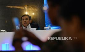 Direktur Utama BTN Nixon L.P. Napitupulu memberikan penjelasan dalam Paparan Kinerja Keuangan BTN Kuartal I/2024 di Jakarta, Kamis (25/04/2024).