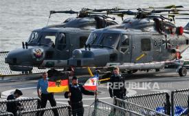 Kapal Perang Jerman didatangi sejumlah alat utama sistem persenjataan dari negara NATO.