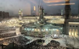 Masjidil Haram menjelang puncak ibadah haji tahun 1444 Hijriyah, Kamis (22/6/2023).