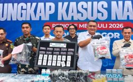 Polres Bogor sita 3 kg sabu hingga sejuta butir obat keras ilegal..
