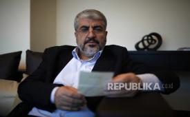 Pemimpin Hamas Khaled Meshaal. 