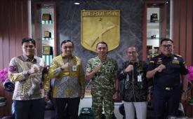Kodam Merdeka perkuat koordinasi dengan jajaran Kemenkeu.