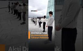 Warga Oslo Gelar Aksi Damai Tolak Hukuman Mati Tahanan Palestina