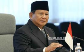 Presiden terpilih sekaligus Menhan Prabowo Subianto.