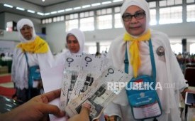 ILUSTRASI Calon jamaah haji