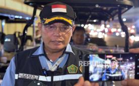 Kepala Satuan Operasional (Kasatops) Armuzna PPIH Arab Saudi Harun al-Rasyid di Mina, Jumat malam (6/6/2025).