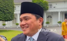 Menteri BUMN Erick Thohir di Istana Kepresidenan Jakarta, Rabu (17/9/2025).