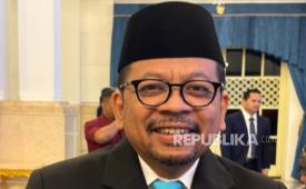 Kepala Kantor Staf Kepresidenan (KSP) M Qodari di Istana Negara, Jakarta Pusat, Rabu (17/9/2025).