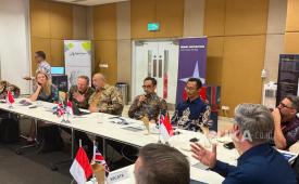 Diskusi bertajuk Cybersecurity in Financial Services di Jakarta pada 27-29 Oktober 2025.