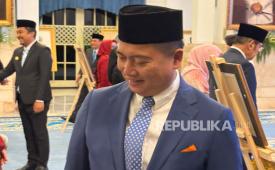 Gubernur Nusa Tenggara Barat (NTB) Lalu Muhammad Iqbal di Istana Negara, Jakarta Pusat, Senin (10/11/2025).