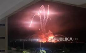 Ledakan terjadi setelah serangan udara AS di dekat Bandara Higuerote, Miranda, Venezuela pada Sabtu (3/12/2025) dini hari waktu setempat.