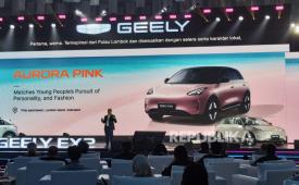 Pengumuman harga Geely EX2 di PIK 2, Tangerang, Selasa (20/1/2026) malam.