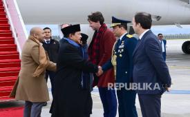Presiden RI Jenderal (Purn) Prabowo Subianto setiba di Bandara Orly, Paris, Prancis, Jumat (23/1/2026) sekitar pukul 14.50 waktu setempat.