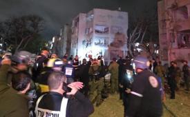 Kerusakan yang ditimbulkan serangan balasan Iran ke Kota Arad di Israel, Sabtu (21/3/2026).