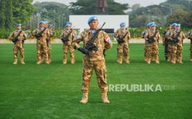 Prajurit TNI yang tergabung dalam Pasukan Perdamaian PBB di Lebanon (Unifil).
