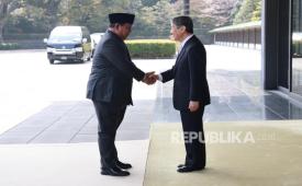 Presiden RI Jenderal (Purn) Prabowo Subianto bertemu Kaisar Jepang Naruhito di Istana Kekaisaran Jepang, Tokyo, Senin (30/3/2026).